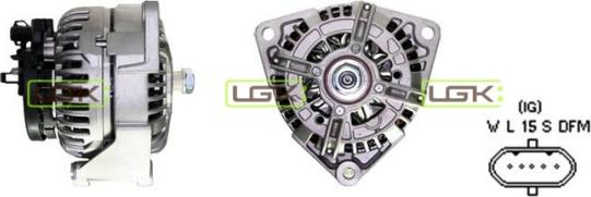 LGK 442006 - Alternator autospares.lv