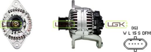 LGK 442014 - Alternator autospares.lv