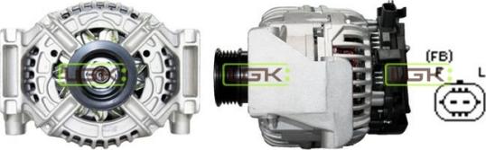 LGK 442145 - Alternator autospares.lv