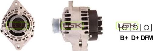 LGK 442175 - Alternator autospares.lv