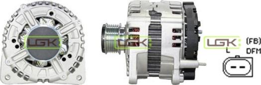 LGK 442325 - Alternator autospares.lv