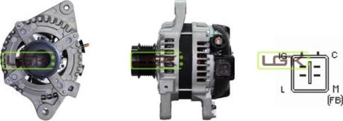 LGK 447141 - Alternator autospares.lv