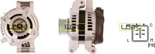 LGK 447203 - Alternator autospares.lv