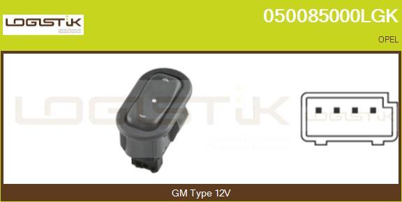 LGK 050085000LGK - Switch, window regulator autospares.lv