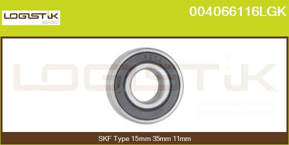 LGK 004066116LGK - Bearing autospares.lv