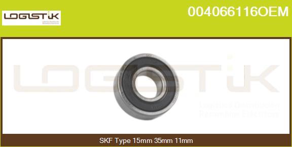 LGK 004066116OEM - Bearing autospares.lv