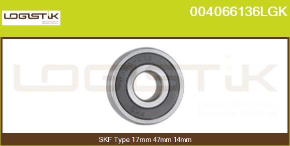 LGK 004066136LGK - Bearing autospares.lv