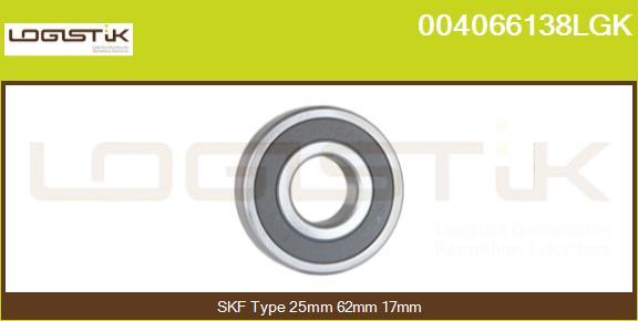 LGK 004066138LGK - Bearing autospares.lv