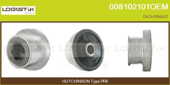 LGK 008102101OEM - Pulley, alternator, freewheel clutch autospares.lv