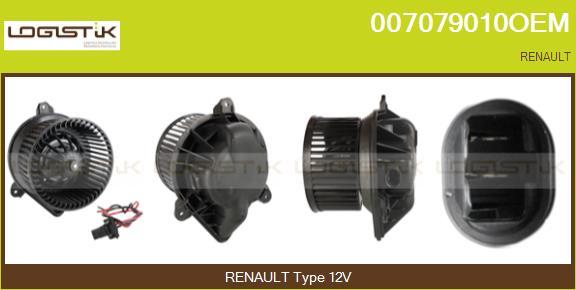 LGK 007079010OEM - Interior Blower autospares.lv