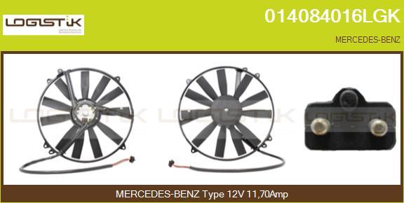 LGK 014084016LGK - Electric Motor, radiator fan autospares.lv