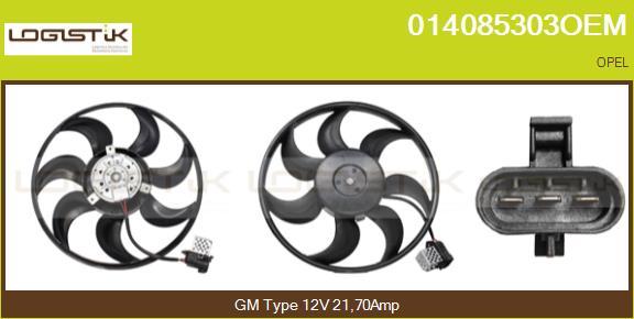 LGK 014085303OEM - Fan, radiator autospares.lv