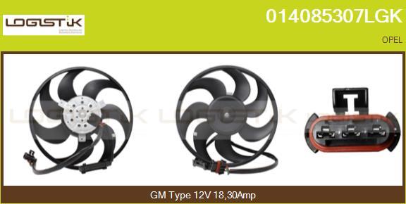 LGK 014085307LGK - Fan, radiator autospares.lv