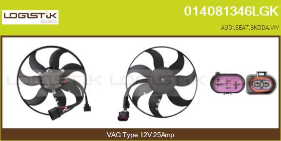 LGK 014081346LGK - Fan, radiator autospares.lv