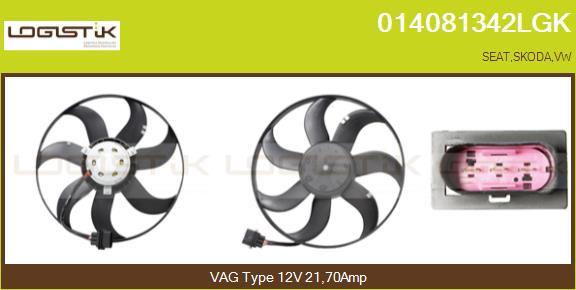 LGK 014081342LGK - Fan, radiator autospares.lv