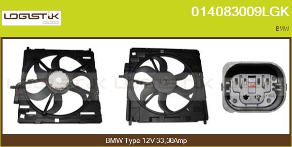 LGK 014083009LGK - Electric Motor, radiator fan autospares.lv