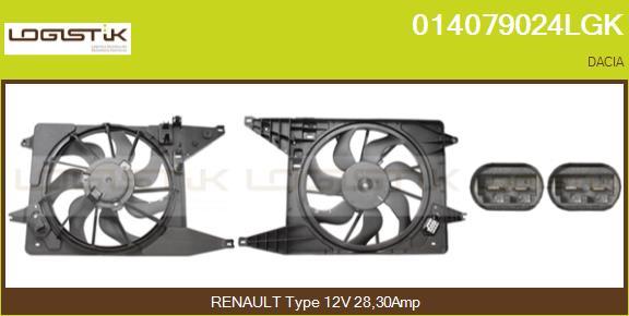 LGK 014079024LGK - Electric Motor, radiator fan autospares.lv