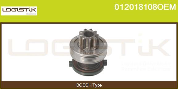 LGK 012018108OEM - Pinion, bendix, starter autospares.lv