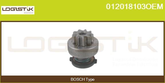 LGK 012018103OEM - Pinion, bendix, starter autospares.lv