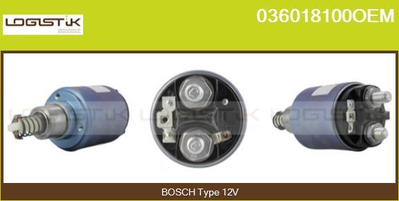 LGK 036018100OEM - Solenoid Switch, starter autospares.lv