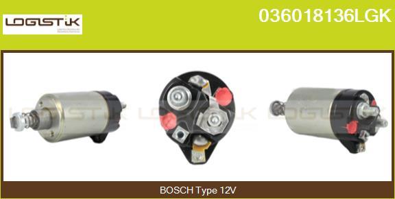 LGK 036018136LGK - Solenoid Switch, starter autospares.lv