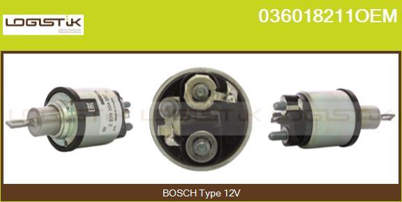 LGK 036018211OEM - Solenoid Switch, starter autospares.lv