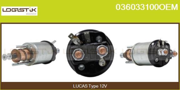 LGK 036033100OEM - Solenoid Switch, starter autospares.lv