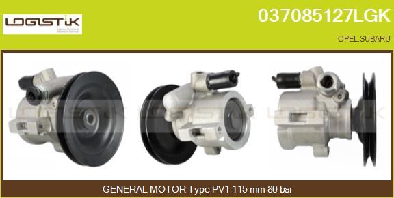 LGK 037085127LGK - Hydraulic Pump, steering system autospares.lv