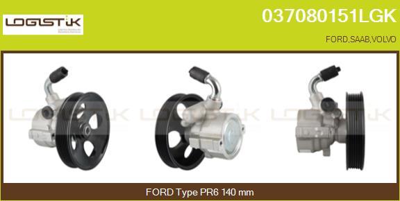 LGK 037080151LGK - Hydraulic Pump, steering system autospares.lv