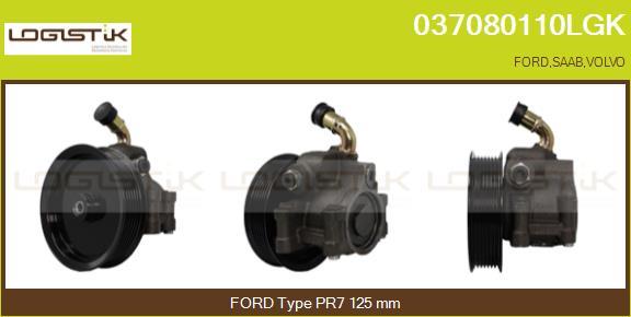 LGK 037080110LGK - Hydraulic Pump, steering system autospares.lv