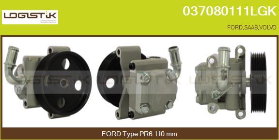 LGK 037080111LGK - Hydraulic Pump, steering system autospares.lv