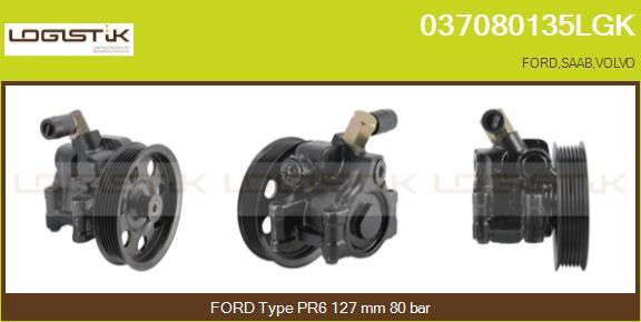 LGK 037080135LGK - Hydraulic Pump, steering system autospares.lv