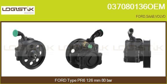 LGK 037080136OEM - Hydraulic Pump, steering system autospares.lv