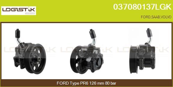 LGK 037080137LGK - Hydraulic Pump, steering system autospares.lv