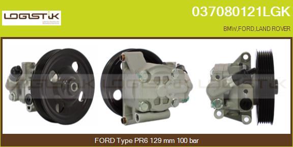 LGK 037080121LGK - Hydraulic Pump, steering system autospares.lv