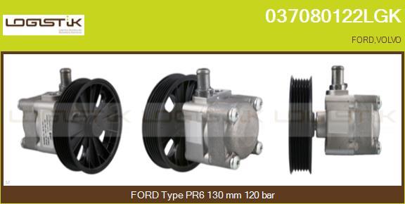 LGK 037080122LGK - Hydraulic Pump, steering system autospares.lv