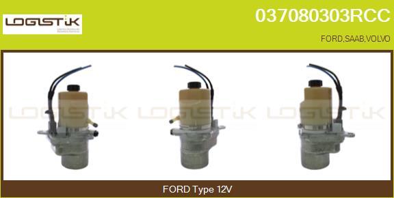 LGK 037080303RCC - Hydraulic Pump, steering system autospares.lv