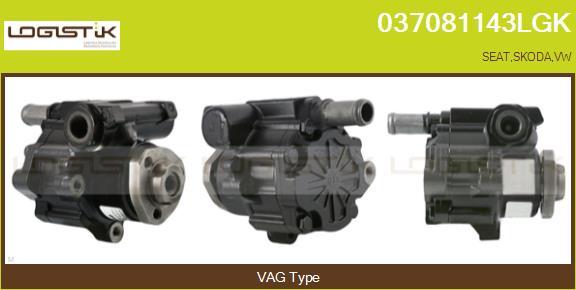 LGK 037081143LGK - Hydraulic Pump, steering system autospares.lv