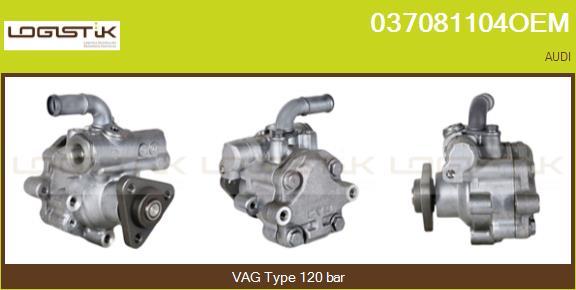 LGK 037081104OEM - Hydraulic Pump, steering system autospares.lv