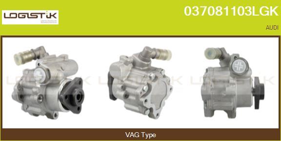 LGK 037081103LGK - Hydraulic Pump, steering system autospares.lv