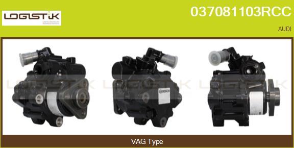 LGK 037081103RCC - Hydraulic Pump, steering system autospares.lv