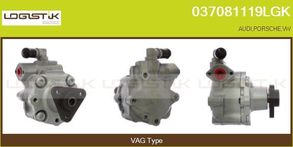 LGK 037081119LGK - Hydraulic Pump, steering system autospares.lv