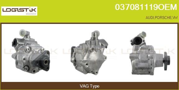 LGK 037081119OEM - Hydraulic Pump, steering system autospares.lv