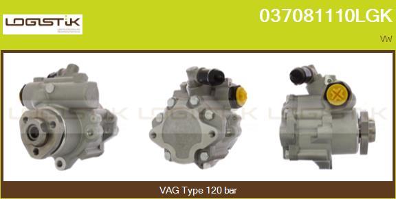 LGK 037081110LGK - Hydraulic Pump, steering system autospares.lv