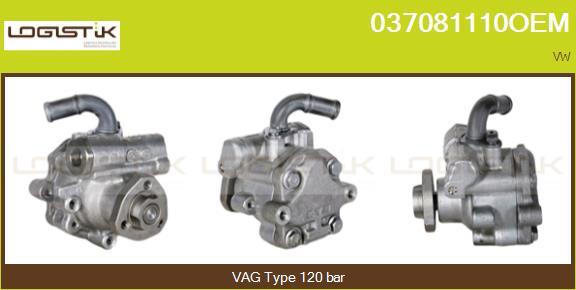 LGK 037081110OEM - Hydraulic Pump, steering system autospares.lv