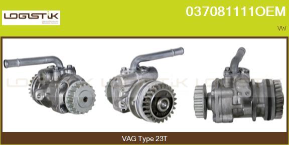 LGK 037081111OEM - Hydraulic Pump, steering system autospares.lv