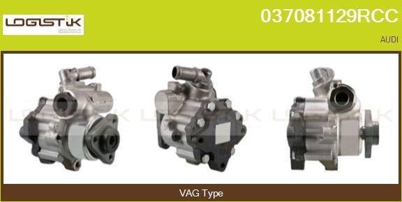 LGK 037081129RCC - Hydraulic Pump, steering system autospares.lv