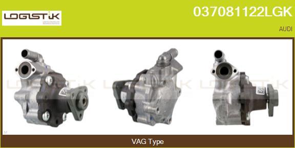 LGK 037081122LGK - Hydraulic Pump, steering system autospares.lv