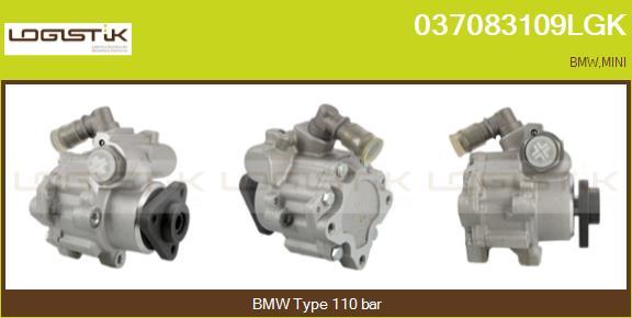 LGK 037083109LGK - Hydraulic Pump, steering system autospares.lv