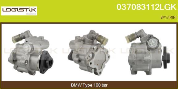 LGK 037083112LGK - Hydraulic Pump, steering system autospares.lv